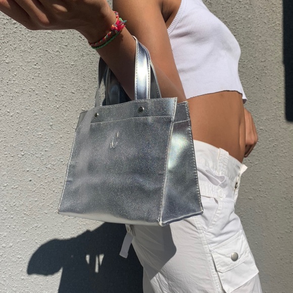 Silver mini bag - Picture 1 of 4